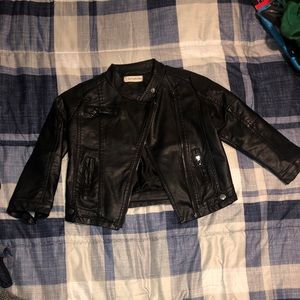 Faux leather jacket